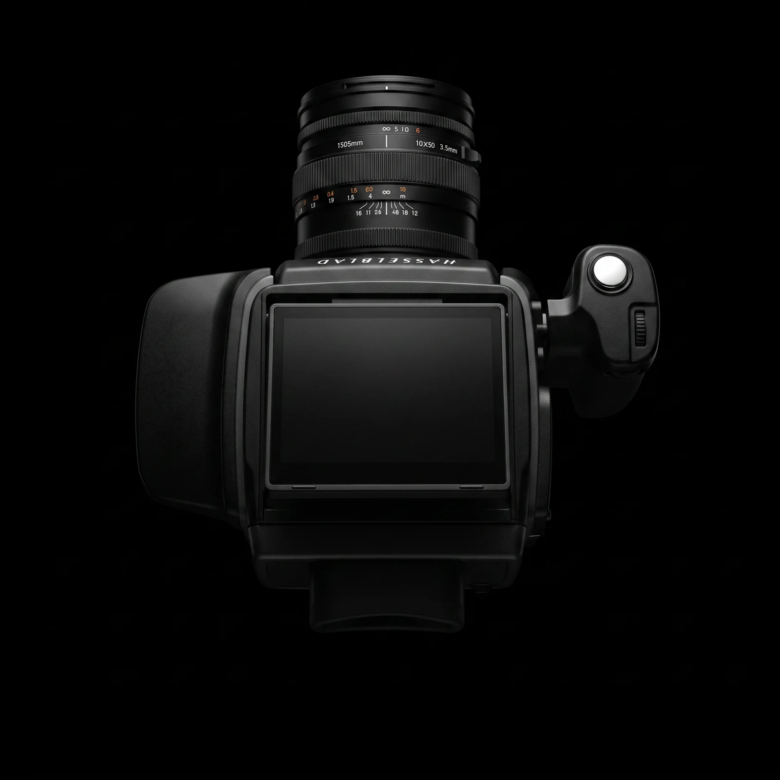 Appareil photo moyen format de Riviera Photo, vu du dessus (image créée par intelligence artificielle)